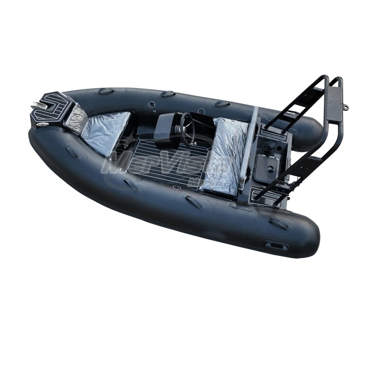 High Quality 11ft 3.3m Aluminum Hull Hypalon/PVC Rigid Inflatable Boat for Rowing