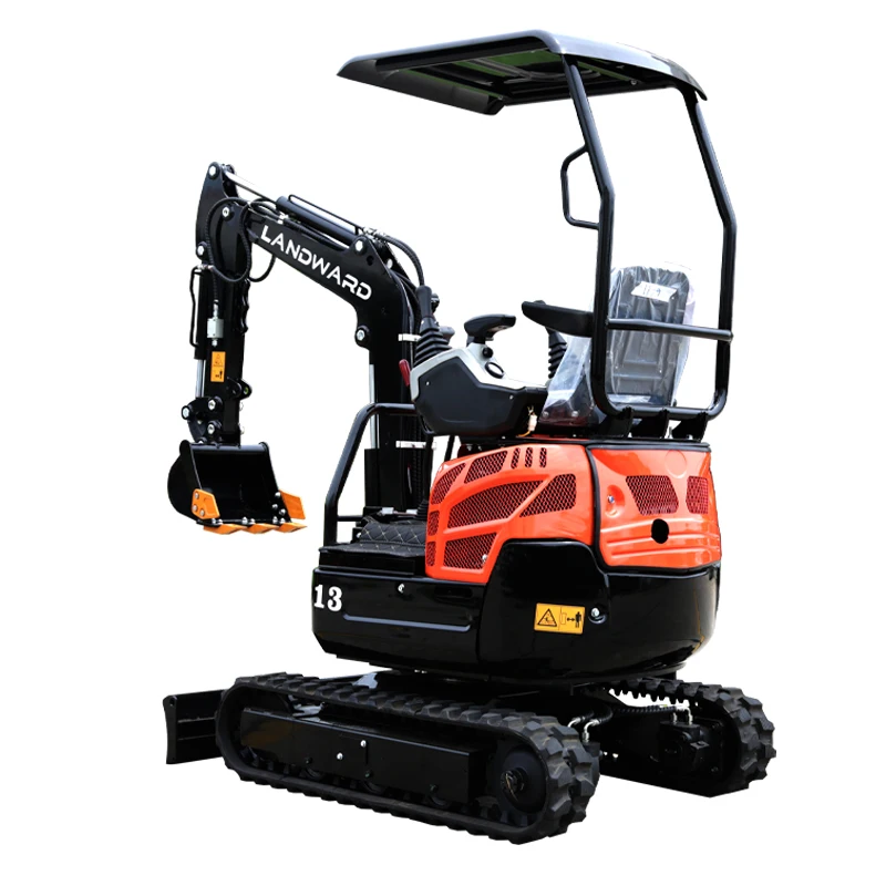 LANDWARD Construction site imported mini excavator EPA Euro 5 engine minimal orchard greenhouse compact mini digger customized