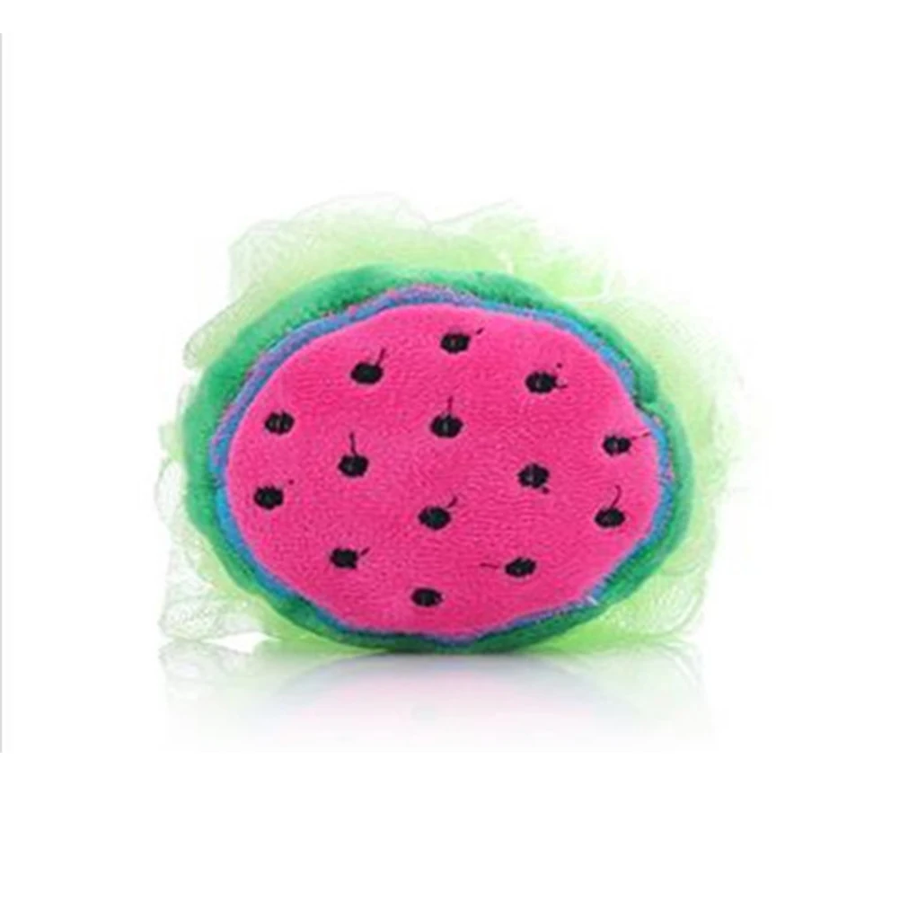 

6PCS Fruit Shaped Bath Ball Cartoon Sponge Shower Mesh Ball for Women Men Kids Peach Pineapple Watermelon Mango Strawberry