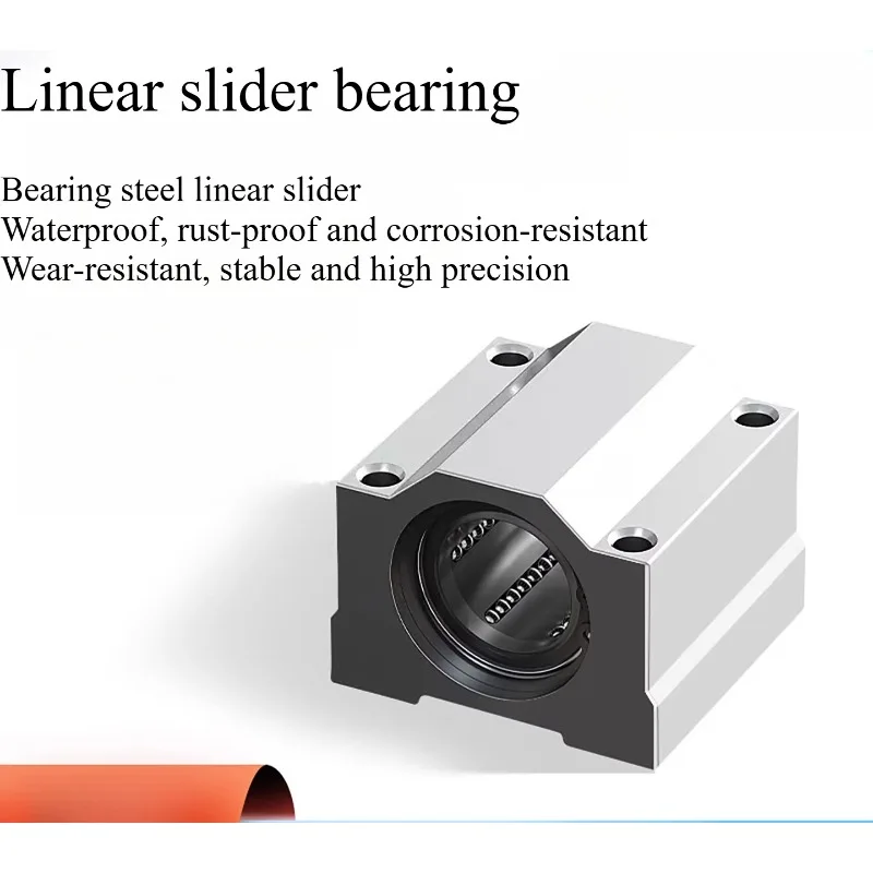1PCS SC8UU SCS8LUU 8mm Linear Ball Bearing Block CNC Router SCS10 SCS10LUU SCS12LUU SCS13LUU for CNC 3D Printer shafts Rod Parts