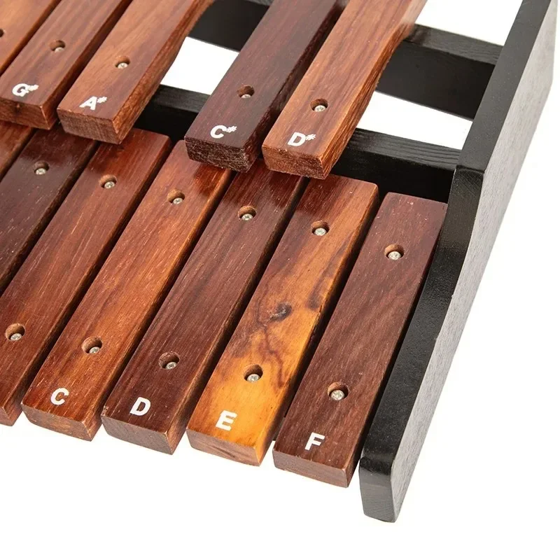 

Hooqu Portable 25-Tone Mahogany Xylophone Musical Instrument With Twenty-Five-Tone Mahogany Playing Board