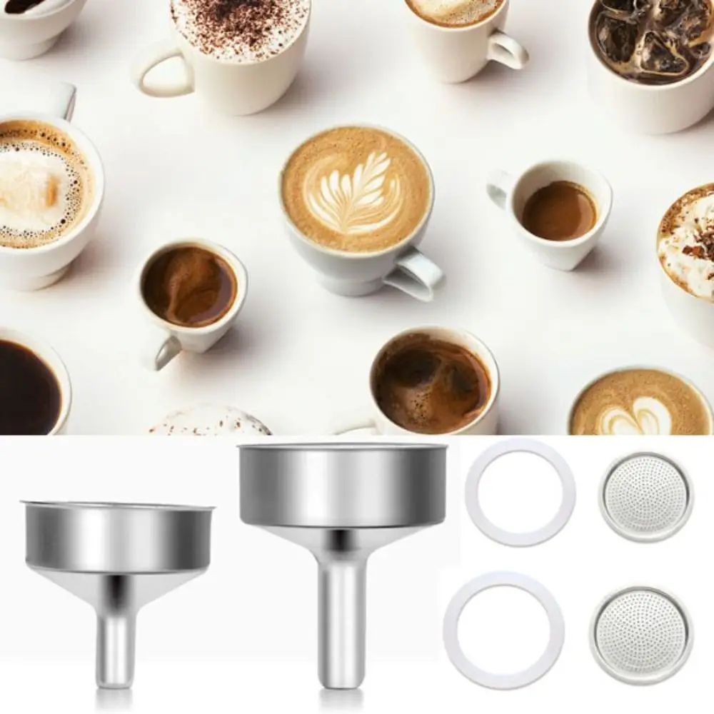 Stainless Steel Silicone Seal Ring High Quality 4 Styles Coffee Filters Accessory Coffee Pot Accessories