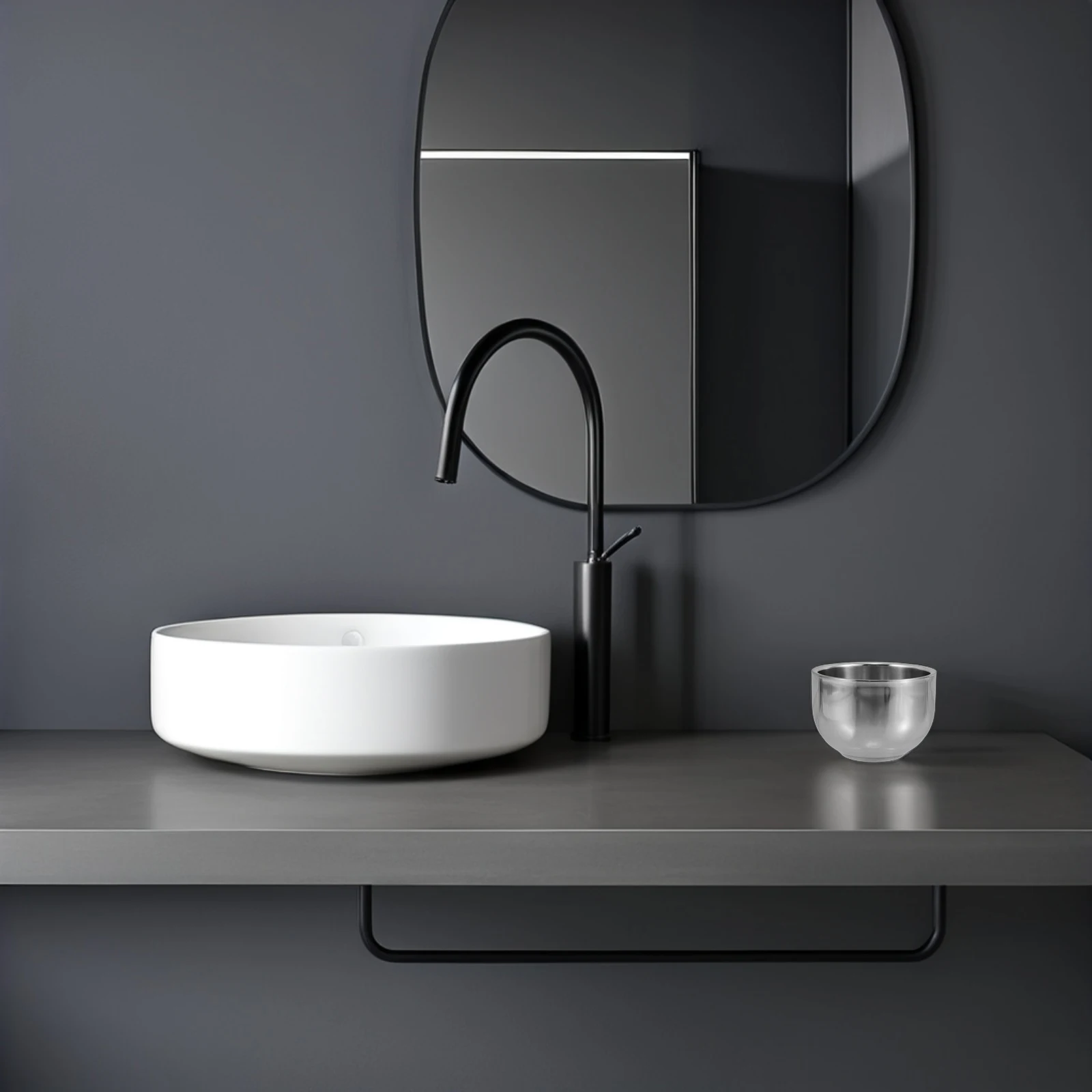 Double Layer Stainless Steel Soap Mug For Men Grooming Accessories Compact Travel Design Easy Clean Durable Metal Bowl Brush