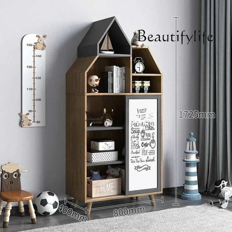 Spielzeug Lagerung Rack Spind Nordic Stil Schlafzimmer Student Bilderbuch Lagerung Rack