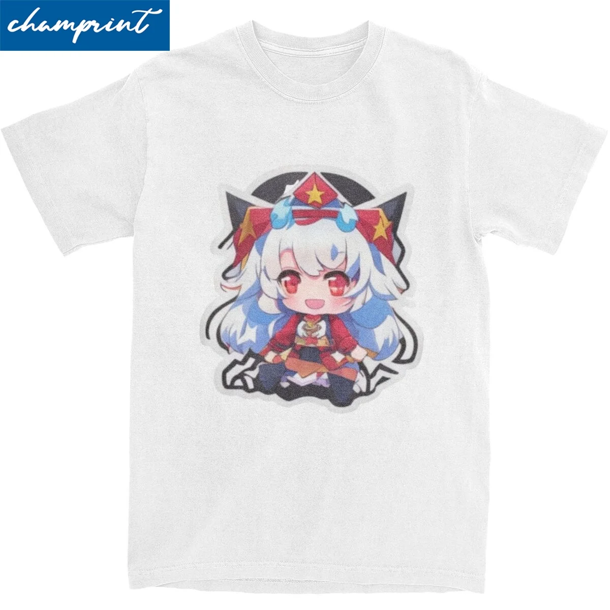 Honkai Star Rail Chibi Cute Character T-Shirts Men Women Funny Pure Cotton Tee Shirt Round Neck Short Sleeve T Shirts Plus Size