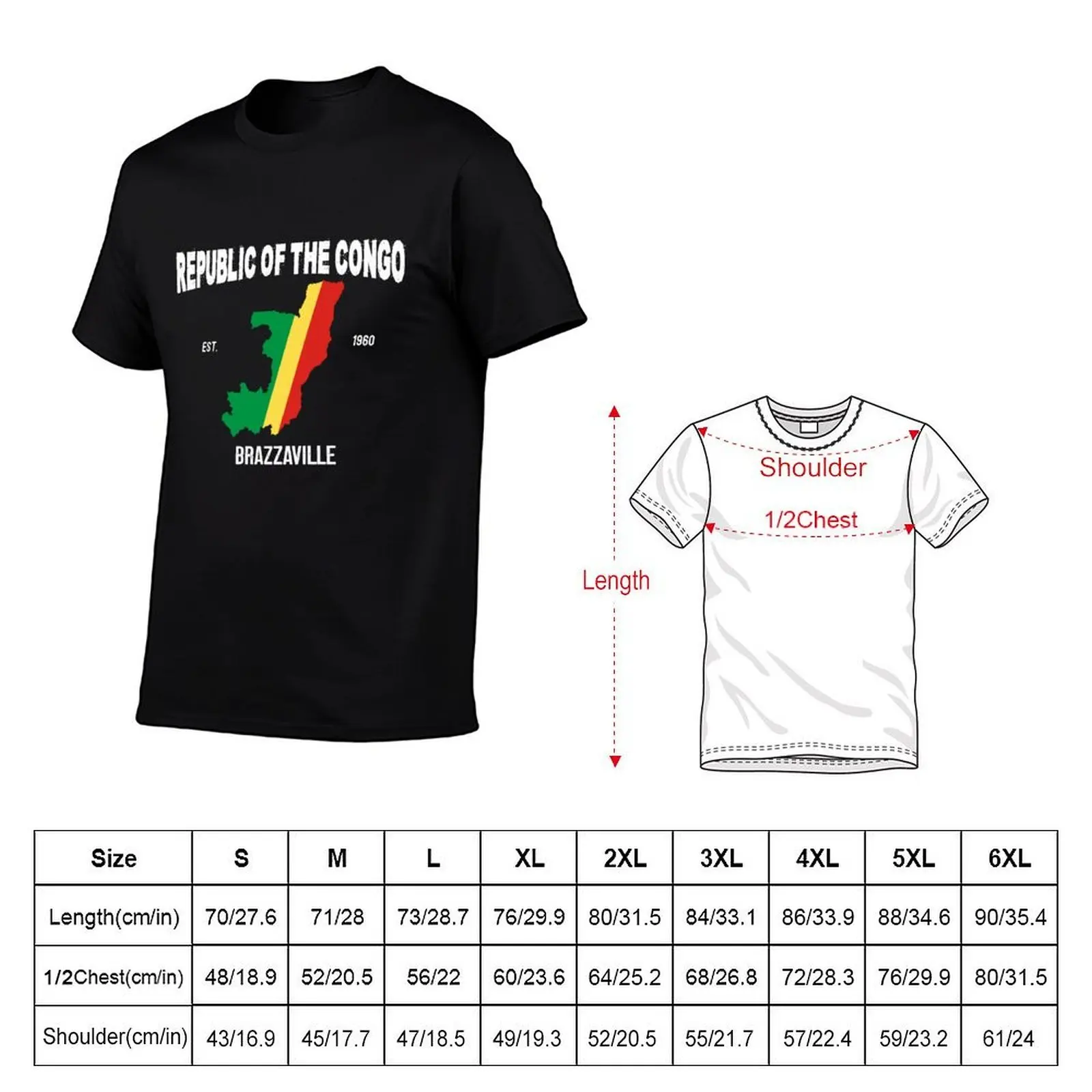 Republic of the Congo Flag and Map, Congolese National Day T-Shirt t shirts for man pack white cotton t shirt man T-Shirt