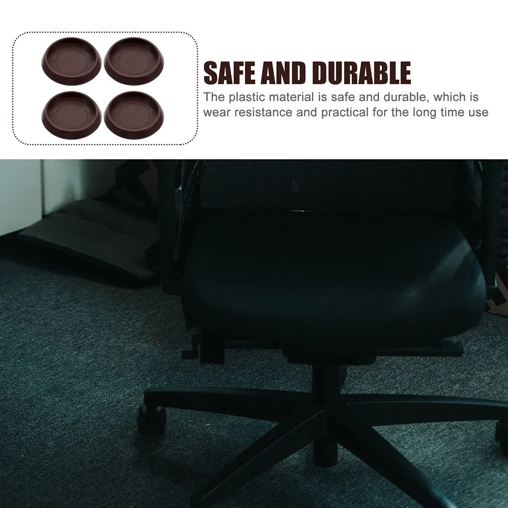 

15pcs Table Leg Pads 1.75 Inch Non Floor Protectors Self Adhesive Furniture Quiet Chair Wheel Home Use