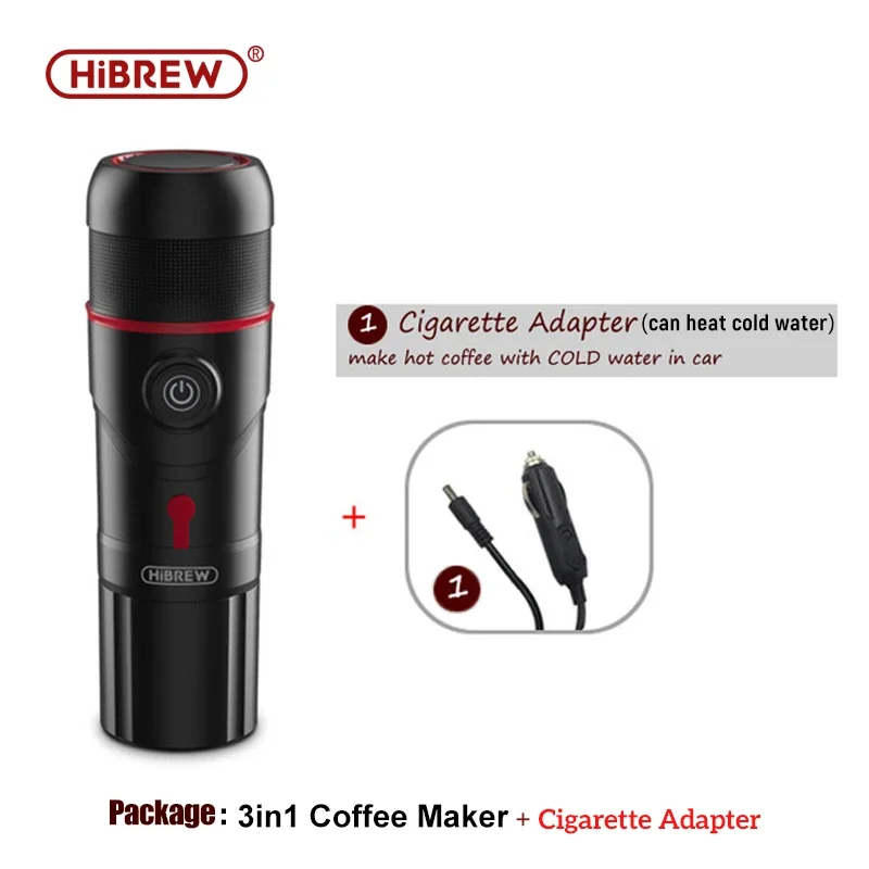 Hibrew Draagbare Koffiemachine Volautomatische Espresso Auto Buiten 15bar Compatibel Met Verschillende Capsule Packs