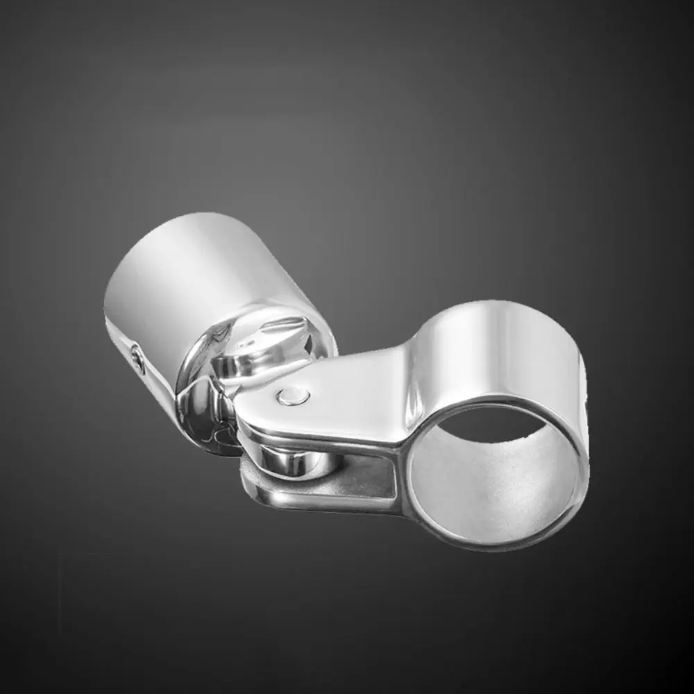 Universal 22mm 25mm Boat Bimini 316 Stainless Steel Marine Hardware Slide Jaw Sleeve Pipe Top Fitting