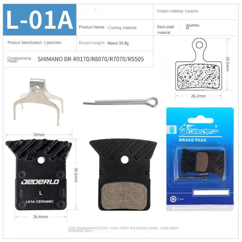 Rrskit Resin Brake Pad Road MTB Bike Brake Pads For L03A Ultegra R9170 R8070 R7070 RS805 RS505 XTR M9100 K02S