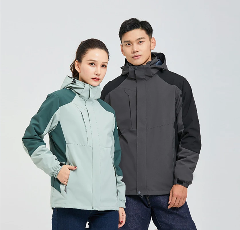 Dismantling Thick Plush Warm Zipper Top Assault Suit Color Blocked Fashionable Casual Climbing Fishing Outdoor Jacket New