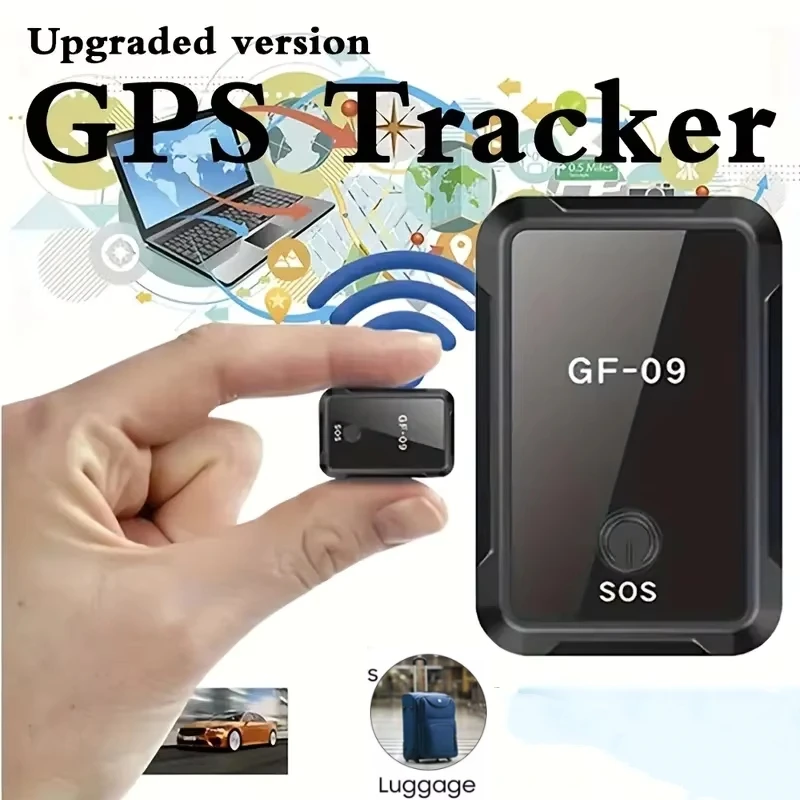 เครื่องติดตาม GPS รุ่นใหม่ Mini GF09 สำหรับรถยนต์ ควบคุมผ่านแอพ ติดตามตำแหน่งแบบเรียลไทม์ บันทึกเสียง ป้องกันการสูญหาย ใช้ได้กับกุญแจ