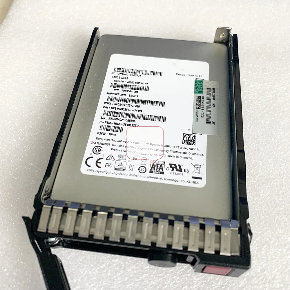 For HP hard drive P18482 P04954-001 P18422-B21 P05320 P04560-B21 480G