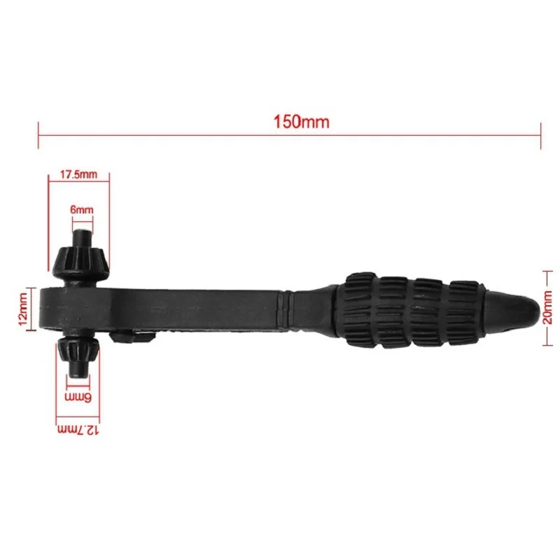 Llave de trinquete 2 en 1, herramienta de mano Universal, Portabrocas eléctrico