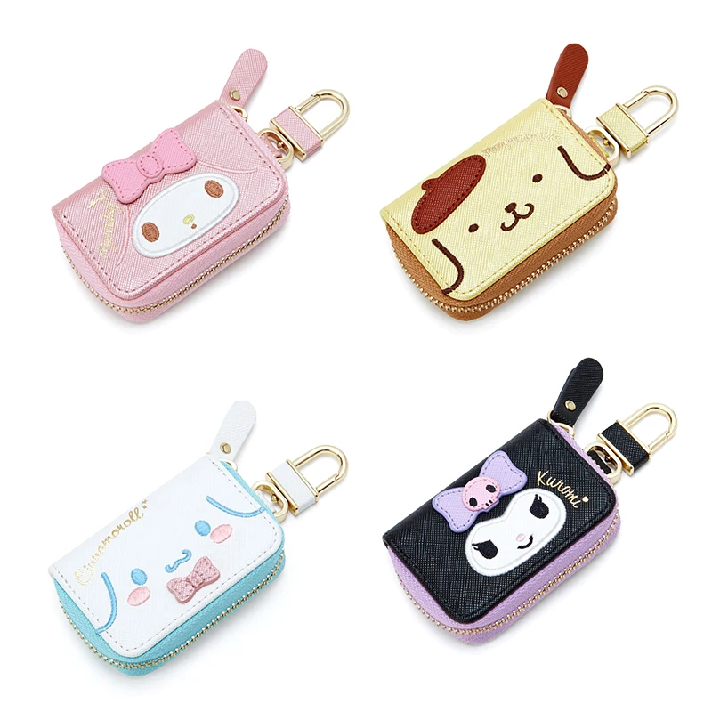 ใหม่ Sanrio การ์ตูน Kawaii Hello Kitty Cinnamoroll Melody Kuromi เหรียญน่ารักอะนิเมะขนาดเล็กกระเป๋าของขวัญสําหรับหญิง