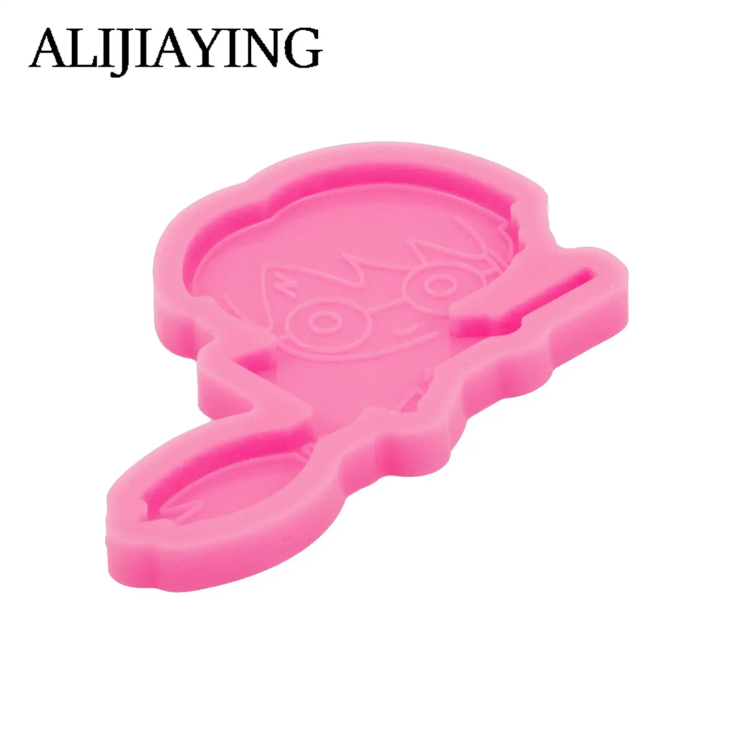 DY0280 Glossy Magic Boy Craft Epoxy Resin Molds DIY Silicone Mold for Keychain Jewelry Mould, Chocolate Tools for Cake