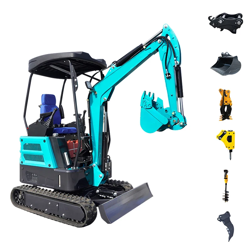 

YG Mini Excavator Hydraulic Oil Cooler Chinese New Mini Crawler Digger Excavator Crawler Excavator