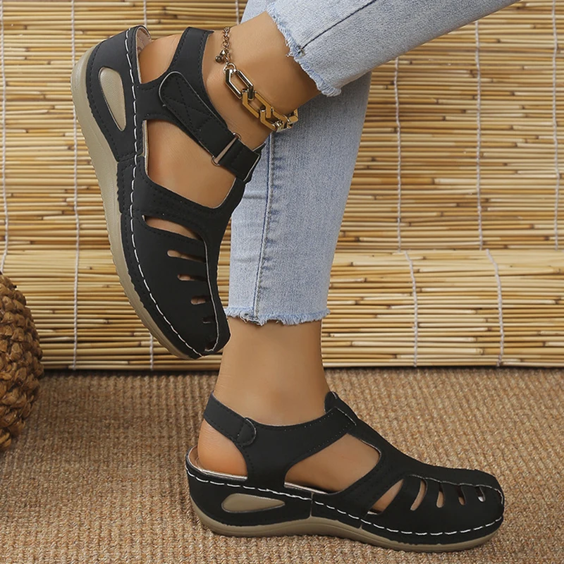 Women Sandals Shoes Summer Breathable Shoes Woman Soft Women Shoe Wedge Walking Shoes Party Women Sandal Footwear Female