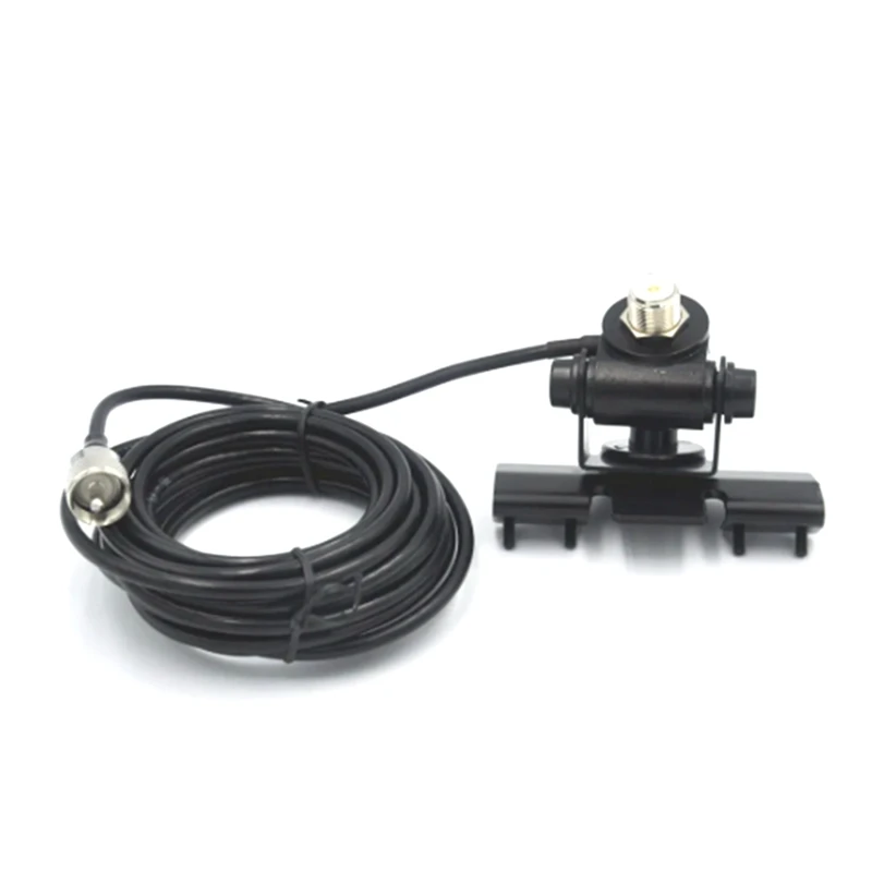 

RB-400 Mobile Antenna Mount Bracket Clip With 5M Extension Coaxial Feeder Cable For Baofeng/TH-9800/TH-7800 Durable Easy To Use