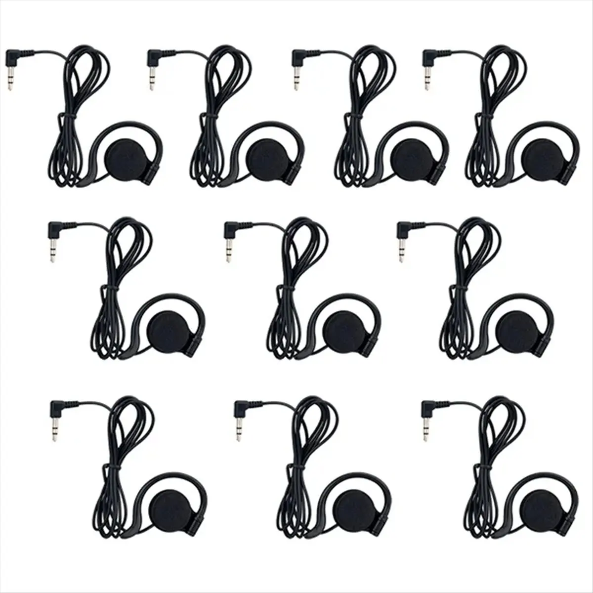 A64I 3.5mm Wireless Headphone Wireless Tour Guide System,Single Side Earphone,for T131,T131S,T130P,TT116,TT125,TT122 B