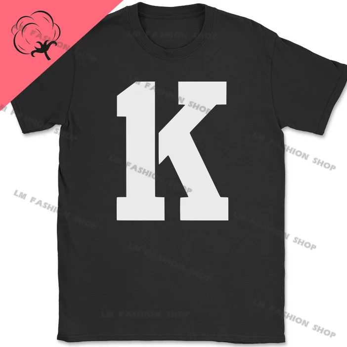 1K 1000 K Wins Graphic TShirts Men's Clothing Short Sleeve Tops Cotton Tees Women's Printed T-Shirt