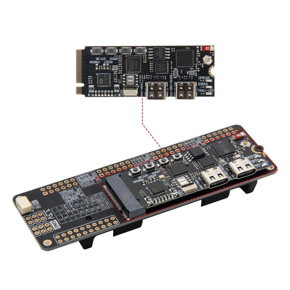 LILYGO® T-FPGA ESP32-S3 Development Board GW1NSR FPGA Chip Low Power MCU with WiFi Bluetooth 5 M.2 Slot