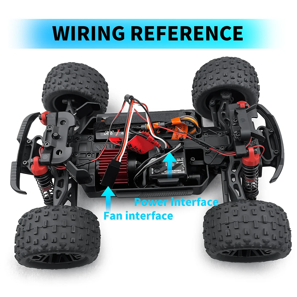 TRINOOD Headlights Taillights LED Lights Kit Front and Rear Lighting for 1/18 RC Crawler Typhon Grom GRANITE GROM Redcat Ascent