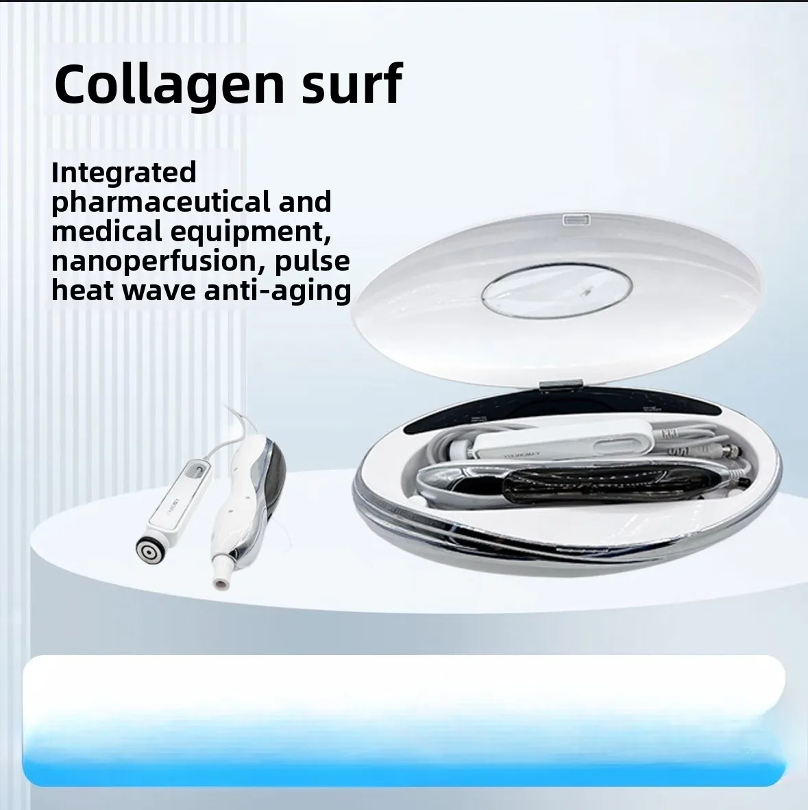 

V50 Коллагеновый инструмент для серфинга Неинвазивный водный светильник Инструмент для увлажнения лица Микроигла Салон красоты