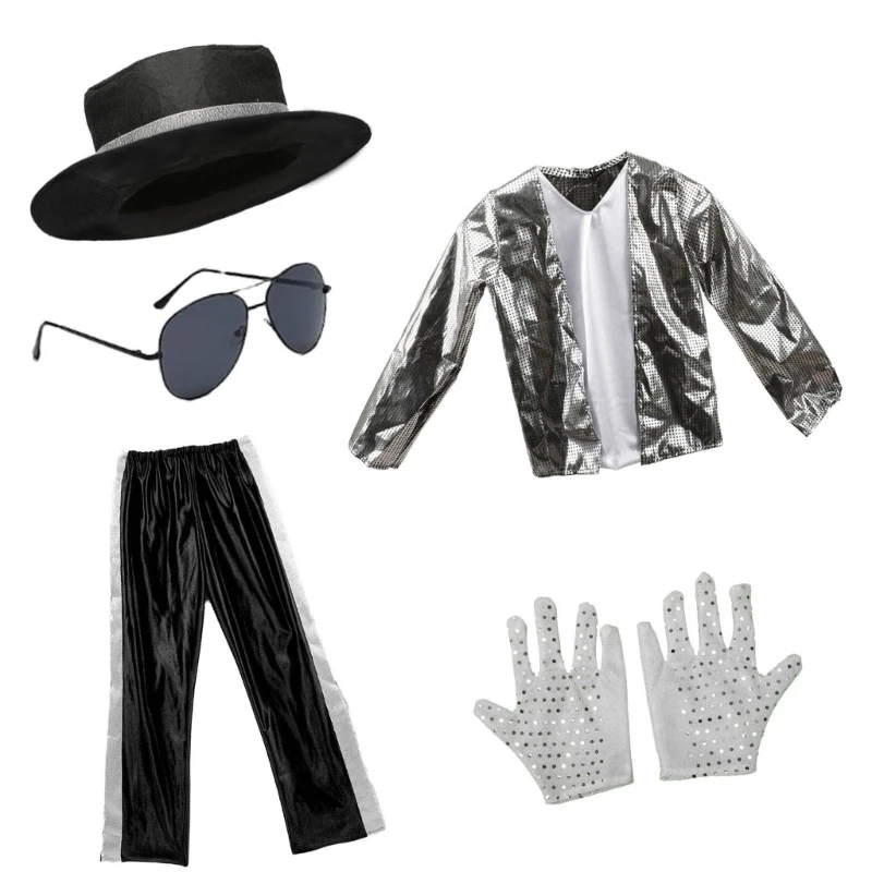 Costumes d'étoiles danse D55D, tenues scène des années 80 90, Costume jeu rôle Cosplay d'halloween