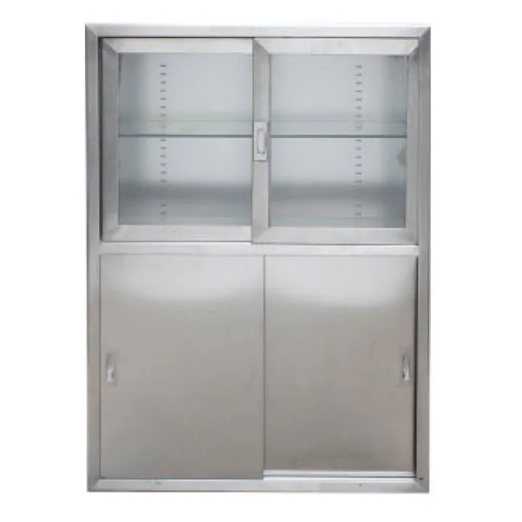 BMC43 Водонепроницаемый медицинский инвентарь из нержавеющей стали, встроенный медицинский шкаф для инструментов