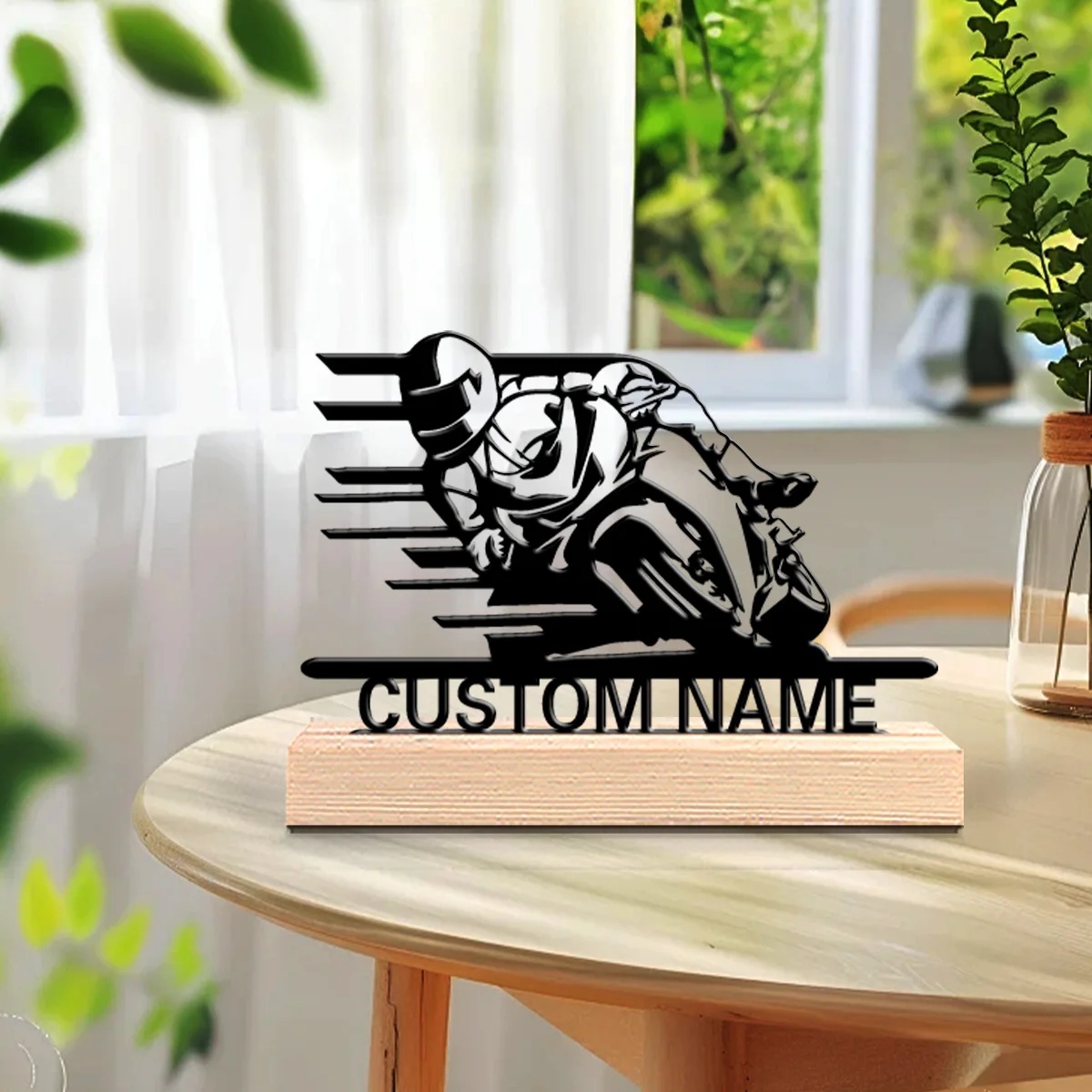 1pc New Design Personalized Custom Racing Car Metal Statues Suitable As A Gift For Racing Driver Enthusiasts With A Male Theme