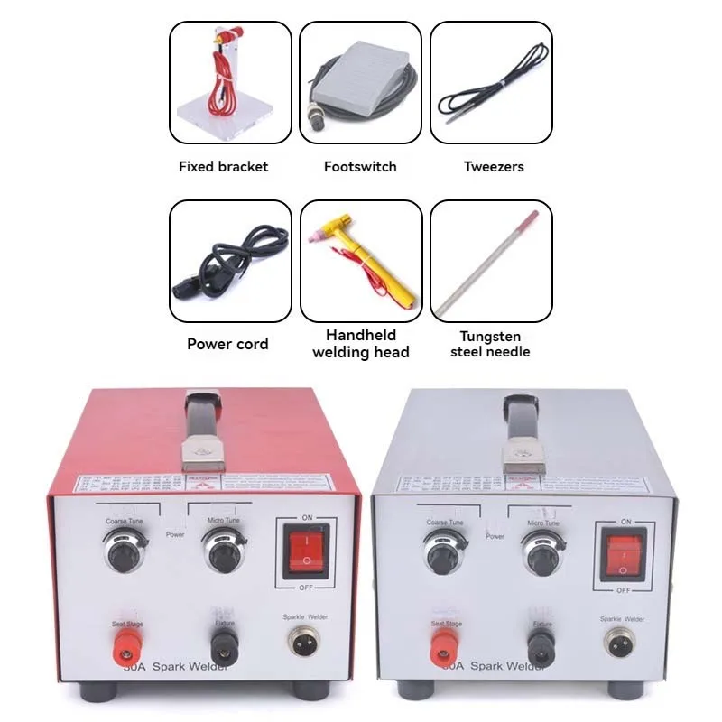 آلة لحام نقطي نبض صغير آلة لحام الذهب والفضة أداة معالجة المجوهرات آلة لحام المجوهرات #6