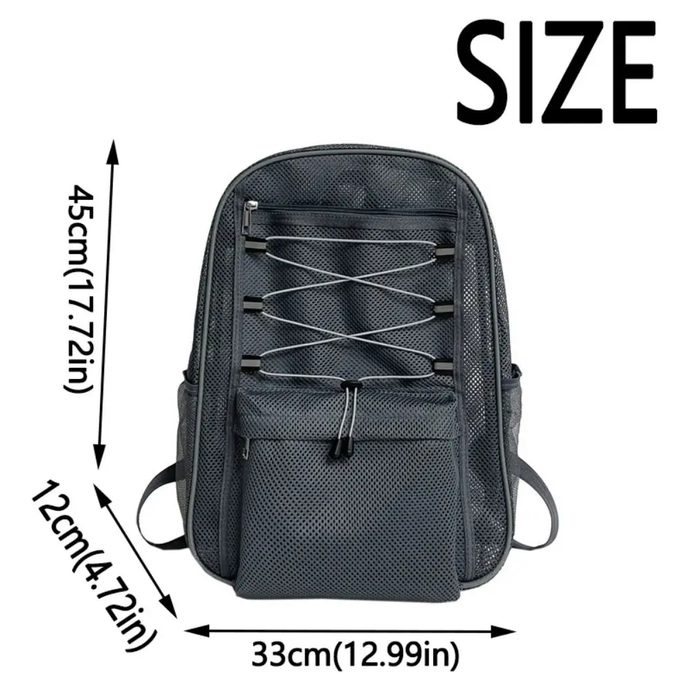 Portable Fitness Training Bag Multi-compartment Large Capacity Students School Bags Shoulder Strap Breathable