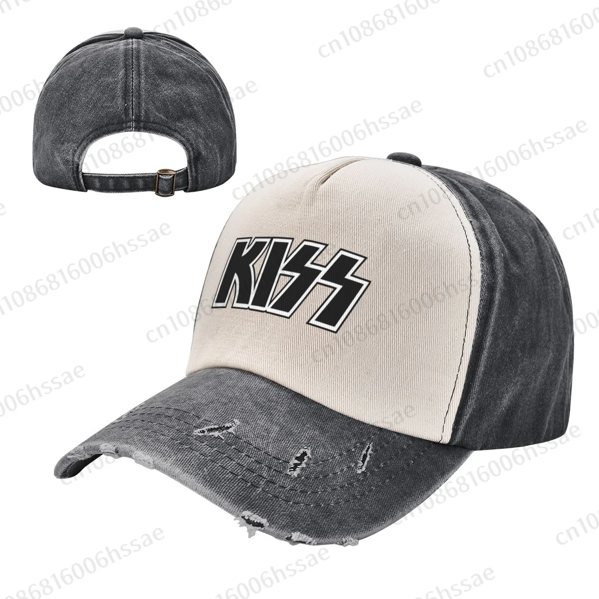 Heavy Metal Rock Band Kiss Logo Cowboy Hat Women Men Outdoor Baseball Cap Sport Adjustable Golf Hats