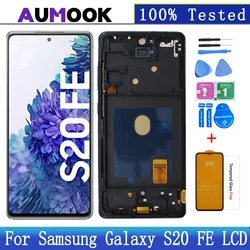 Super AMOLED For Samsung Galaxy S20FE LCD Display SM-G781F Touch Screen Digitizer Assembly For Samsung S20 FE Display G781B/DS