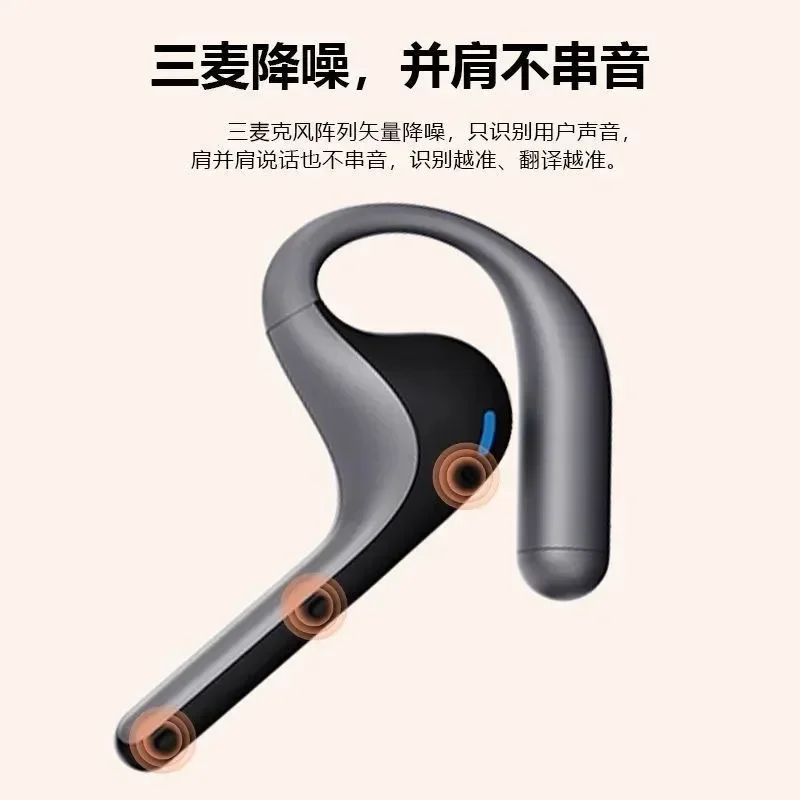 W4 Pro Simultaneous Translation Headset Simultaneous Interpretation Real-time Dialogue Intelligent