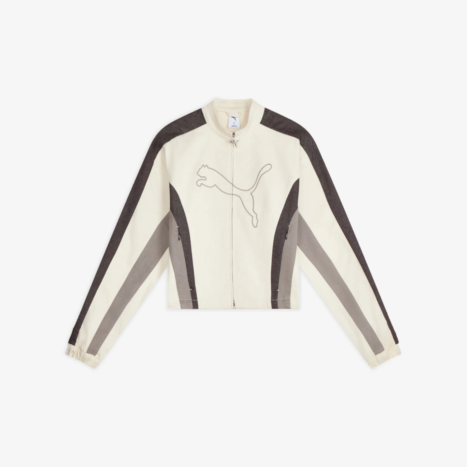 Puma genuine women's casual zipper loose contrasting stand up collar jacket jacket 639806-87