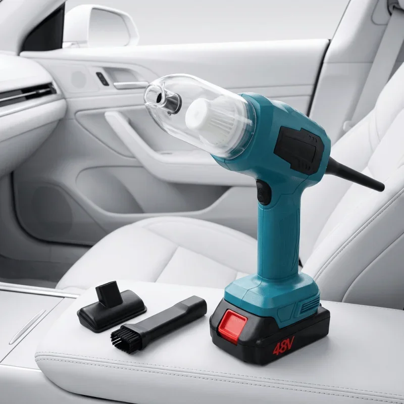 

Портативный перезаряжаемый беспроводной ручной автомобильный пылесос, электрический пылесос для авто, домашнего интерьера, мусора, влажной и сухой уборки щелей