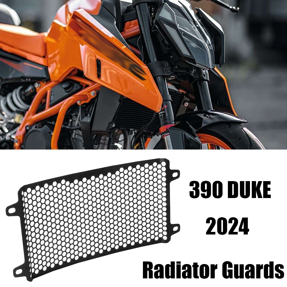 

Motorcycle Radiator Guard Protector Grille Grill Cover Water Tank Protection For 390 DUKE 390Duke 390 Duke 390duke 2024