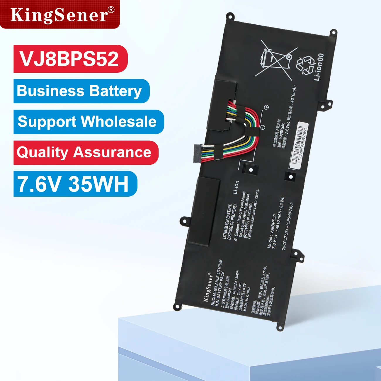 

Replacement VJ8BPS52 7.6V 35Wh Laptop Battery For Sony VAIO S13 VJS112C0111B VJS112C0311S VJS132C0711B VJS132C0811S 4610mAh