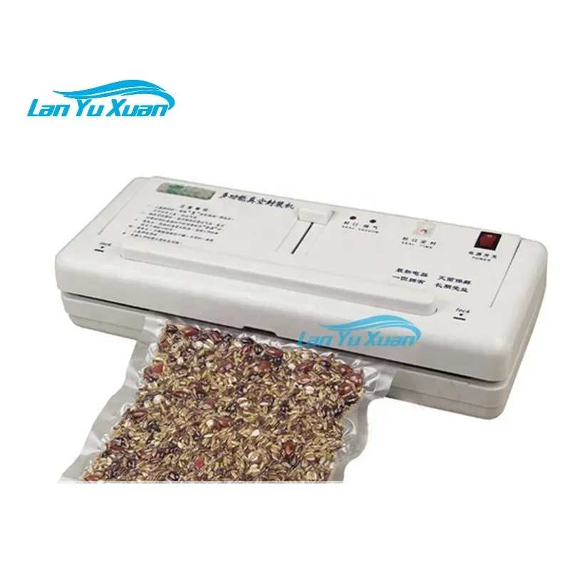 

2019 Hot Selling Food Vacuum Sealer 220V 110V For Food Saver With 10PCS Bags Home Electric Vacuum Sealer Packaging Machine