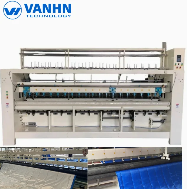 VANHN 380V Manual Sewing Machine for Manufacturing Fire Resistant Curtains with Double Needle and Large Hook Sewing Equipment