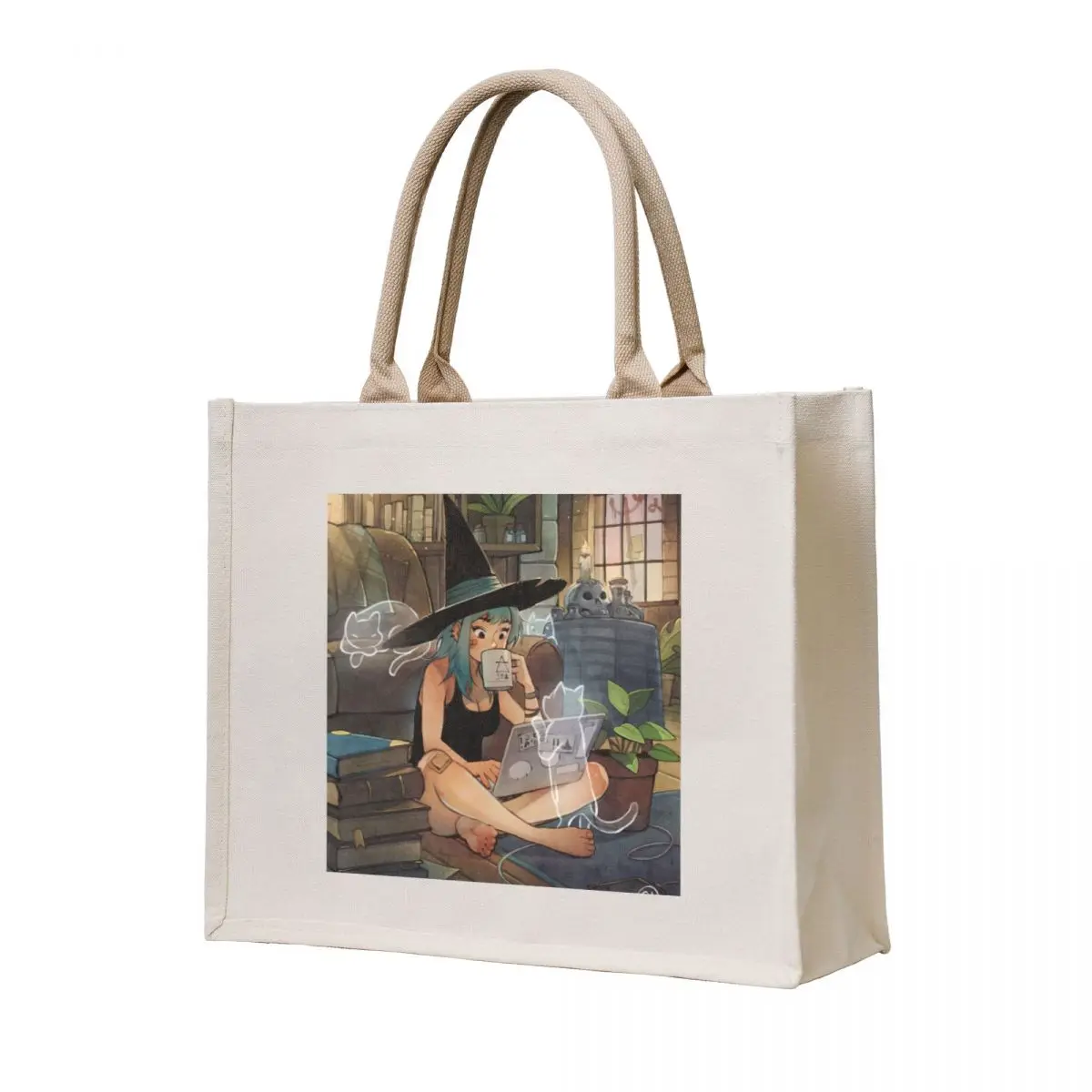 

Morning Coffee Tote Bag custom bags reusable shopping bag Custom bag