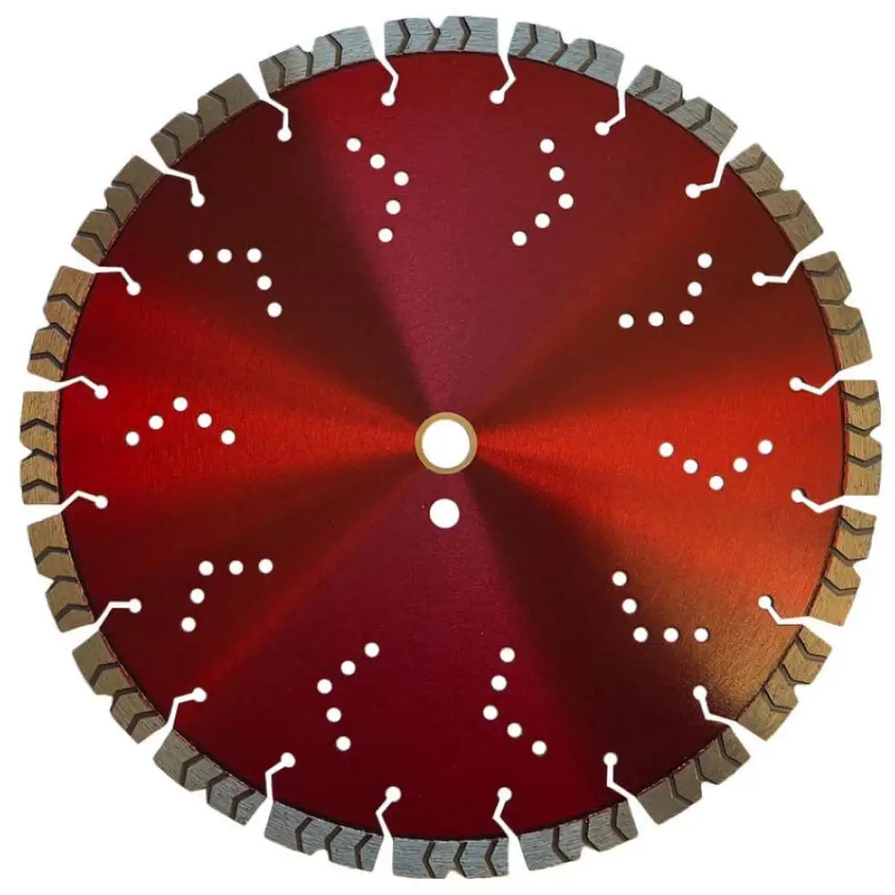 All Purpose Diamond Saw Blades for Hard/Reinforced Concrete, Asphalt, Granite, Terrazzo, Ductile Iron Piping, 5-5/8