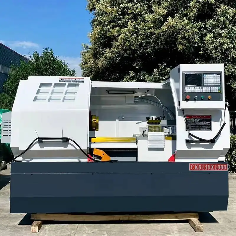 지멘스 파누크 컨트롤러 미니 CNC 선반 기계 Gsk Ck6140 수평형 플랫 베드 구조 220V 전압 새 제품