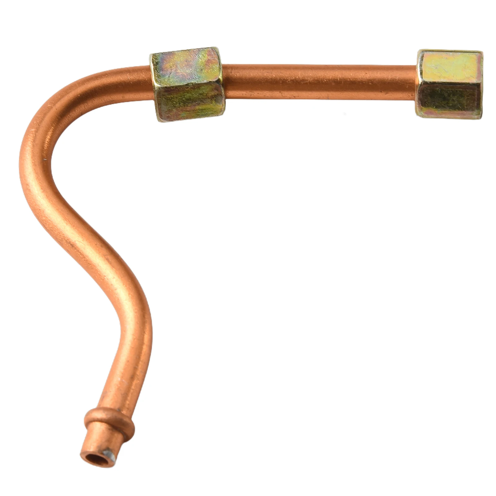 1pc Air Compressor Exhaust Tube 7-shaped Small Aluminum Air Compressor Exhaust Tube Replacement Pump Pipe Accessories