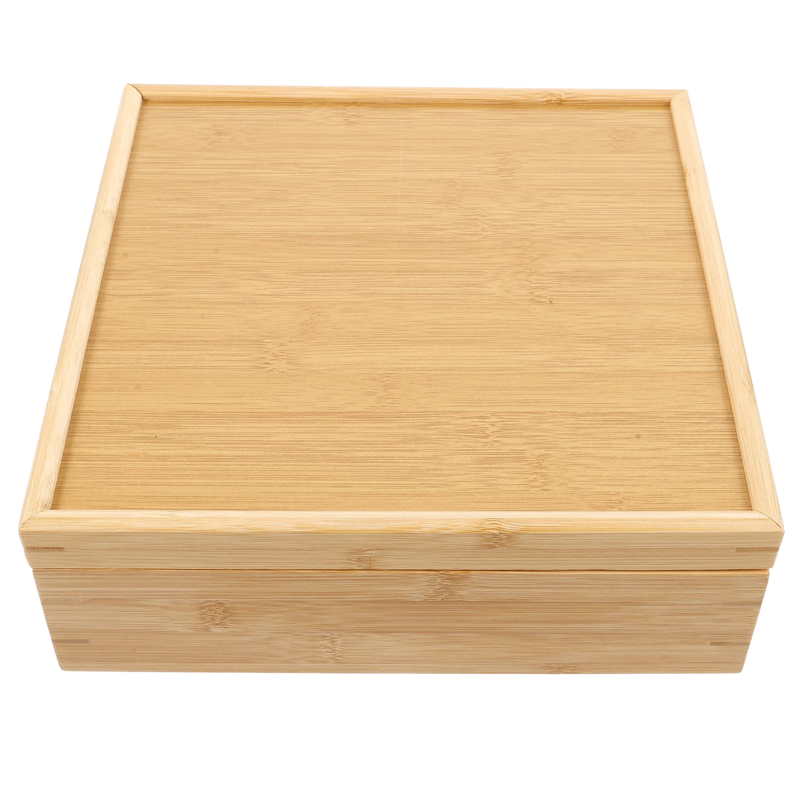 

Bamboo Wood Tray Lid Condiment Dispensing Plate Divided Serving Tray Nuts Candies Storage Wedding Engagement Gift