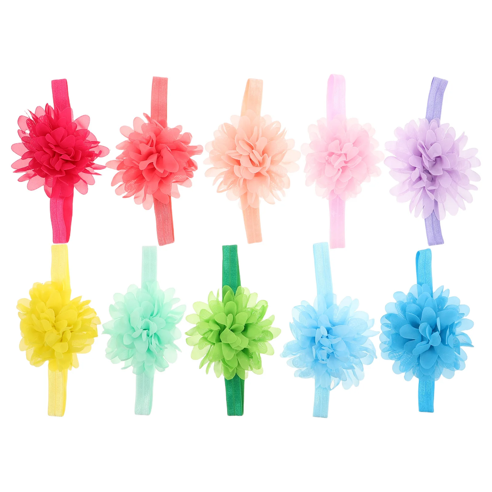 

20 шт. повязки на голову из мягкой цветочной ткани, эластичная повязка для волос, аксессуары для фотосъемки