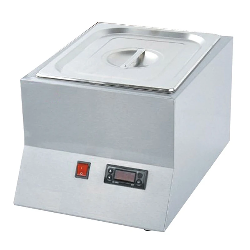 Commercial Chocolate Melting Machine Stainless Steel Electric Chocolate Melting Furnace Single Cylinder Chocolate Melting Pot
