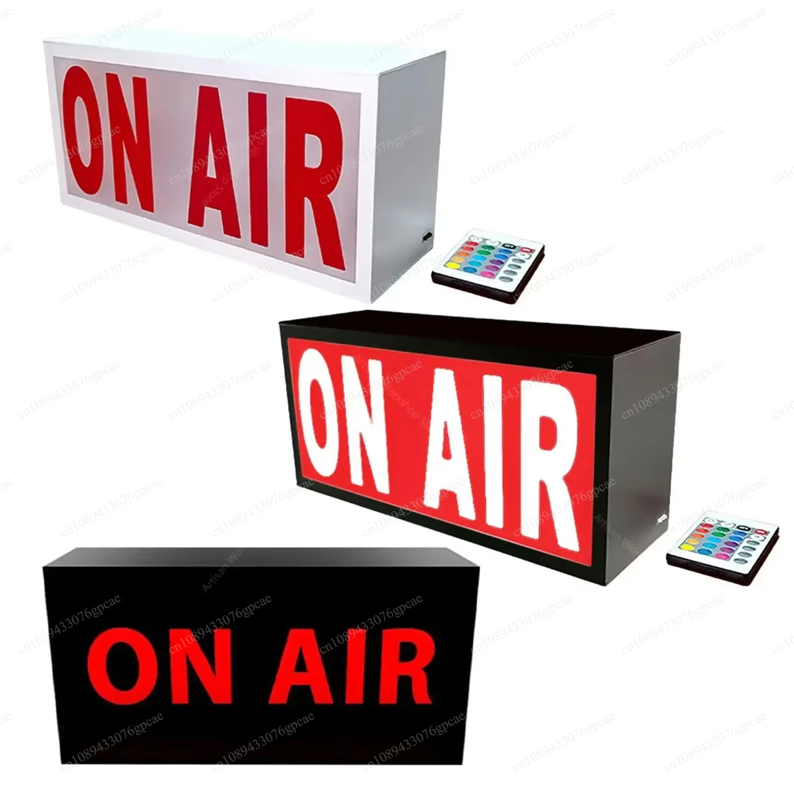 On The Air Light up Sign LED Illuminated with Dimmable Function Recording Sign for Bar Cinema Studio Pub Wall Decor